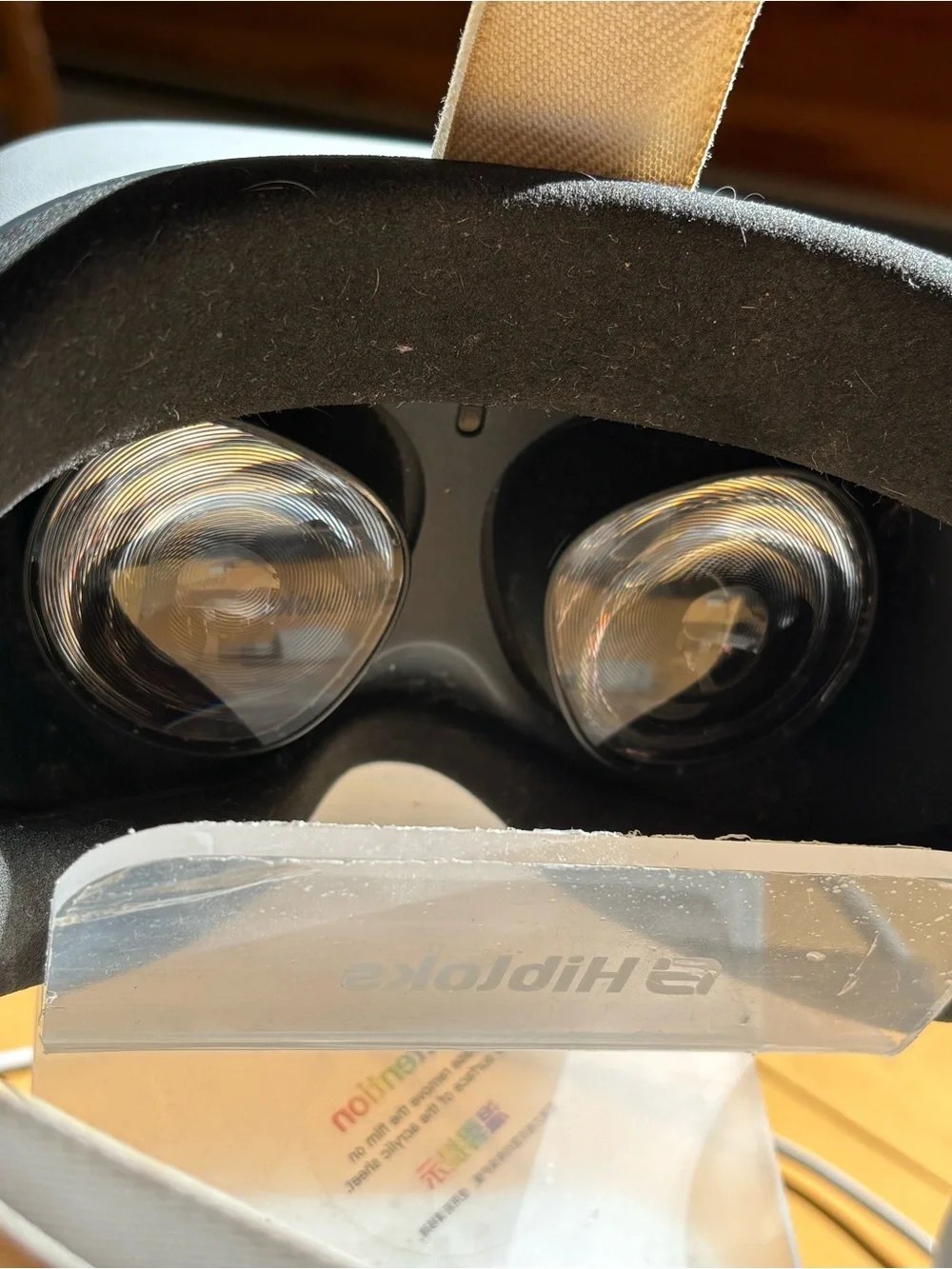 White VR Headset and Controllers Charging Stand with Cable